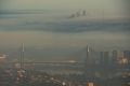 Smoke from hazard-reduction burns blanketed Sydney on Friday morning.