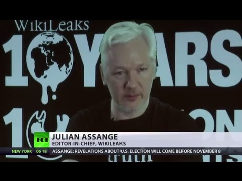 Assange: WikiLeaks to release all US election docs by Nov. 8