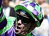 ‘Raging horn’ jockey’s bizarre celebration