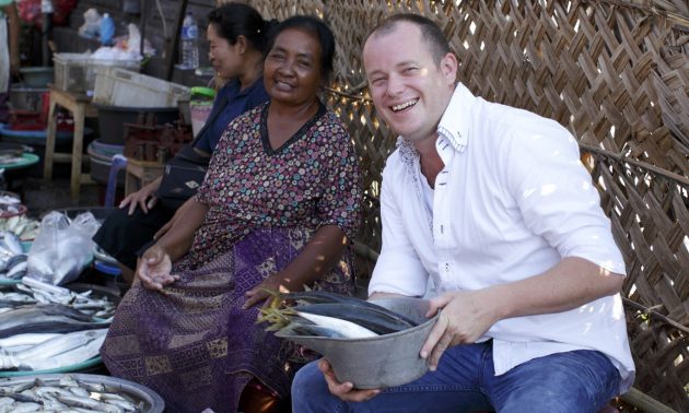 In addition to supporting local suppliers and staffing his kitchen with local people, Will Meyrick initiated the charity Food For Thought. Photo: Sarong Group