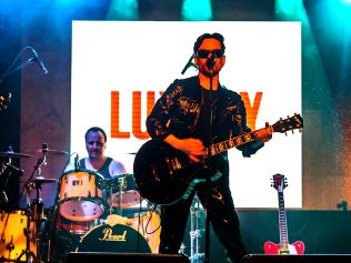 U2 tribute act The U2 Show - Achtung baby will play live at The Satellite Lounge in Wheelers Hill, Melbourne, on November 18, 2016, on the 25th anniversary of U2's album Achtung Baby. L-R Peter Kalamaras, Craig Jupp, Michael Cavallaro, Dave Attard.
