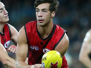 Port Adelaide v Essendon AFL match at Adelaide Oval.