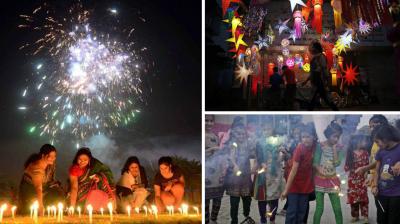 Known as the festival of lights, Deepavali or Diwali is celebrated on the day of ‘amavasya’ or new moon in the month of Karthik in Hindu calendar. The five-day celebrations start with Dhanteras and ends with Bhai Dooj. Here's a look at how people are celebrating across India.