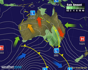 Todays Synoptic weather chart