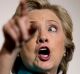 Hillary Clinton goes on the attack at a rally in Daytona Beach, Florida.