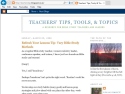 Small Screenshot picture of Teachers' Tips, Tools, and Topics