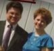 A screengrab from images aired by the American ABC's 20/20 program showing Richard Hoagland with Linda Iseler and their ...