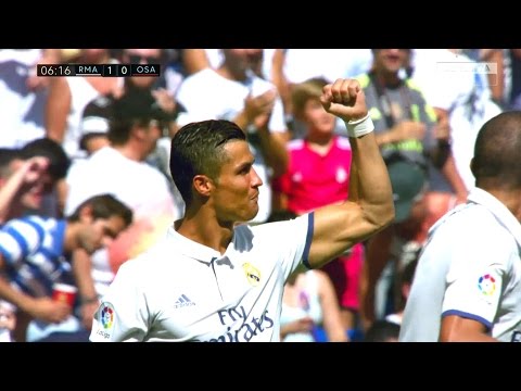 Real Madrid vs Osasuna 5-2 All Goals 10/09/2016 HD 1080i