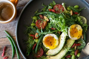 Breakfast salad.