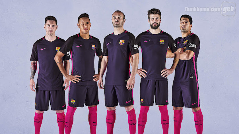 Cheap Soccer jerseys Barcelona 2016-2017 season Away Jersey release