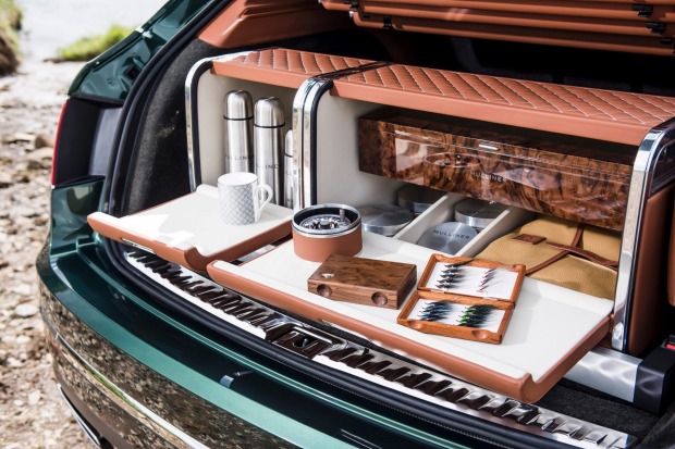 Bentley's adventure machine, the Bentayga Fly Fishing Mulliner edition.