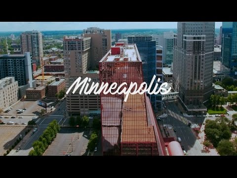 Aerial drone footage - Minneapolis, MN