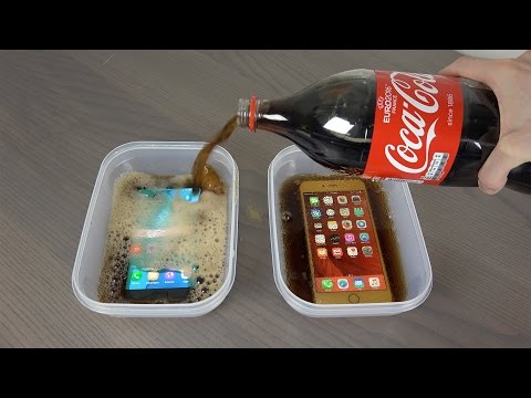 Samsung Galaxy S7 Edge vs. iPhone 6S Plus Coca-Cola Freeze Test 9 Hours! Will It Survive ?