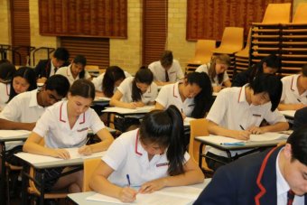 Students sit HSC exams