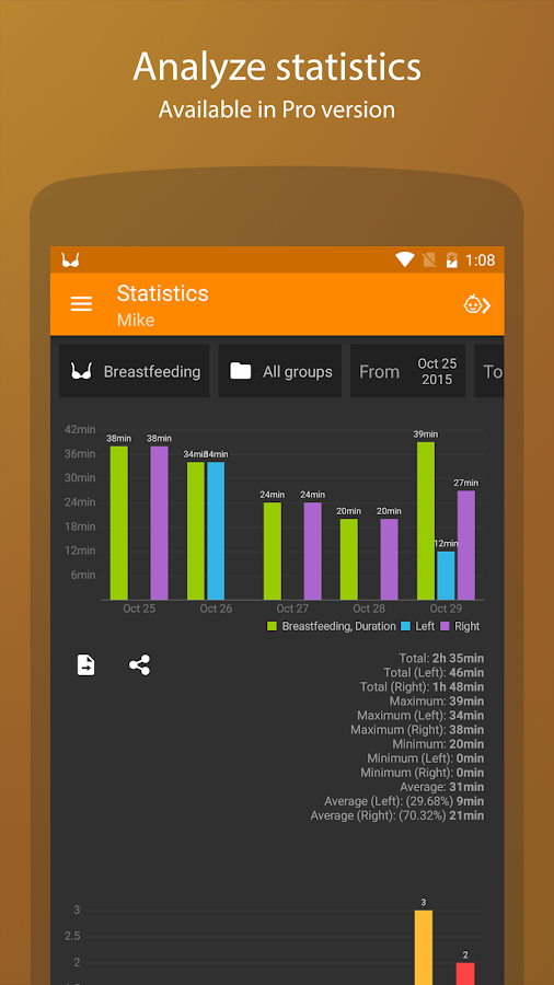    Baby Daybook - daily tracker- screenshot  