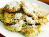 Cauliflower fritters with parmesan