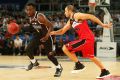 Melbourne United's Cedric Jackson takes the ball against the Illawarra Hawks on October 16.