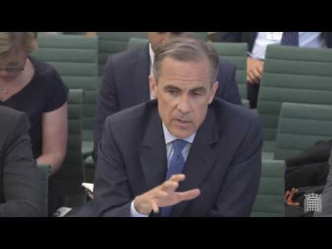 Jacob Rees-Mogg and Mark Carney clash