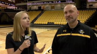 Towson Volleyball Falls to Delaware Blue Hens in Straight Sets