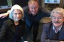 Robin Nevin, Denis Walter and Reg Livermore in the 3AW studio.