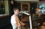 Scott (L) and Joel Selwood in the 3AW studio.