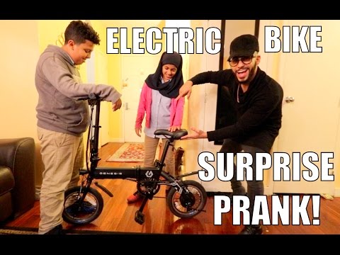 INSANE ELECTRIC BIKE SURPRISE PRANK!!