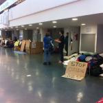 Occupation at Edinburgh Uni.