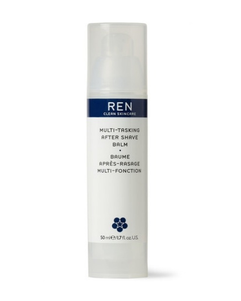 <b>Ren multi-tasking aftershave balm</b><br>
Give your skin an extra boost post shave with this calming balm. Peppermint ...