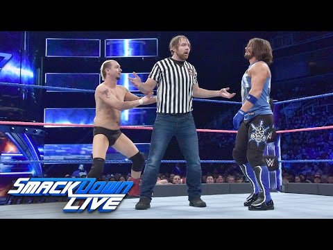 James Ellsworth vs. AJ Styles - Special Guest Referee Dean Ambrose: SmackDown LIVE, Oct. 11, 2016