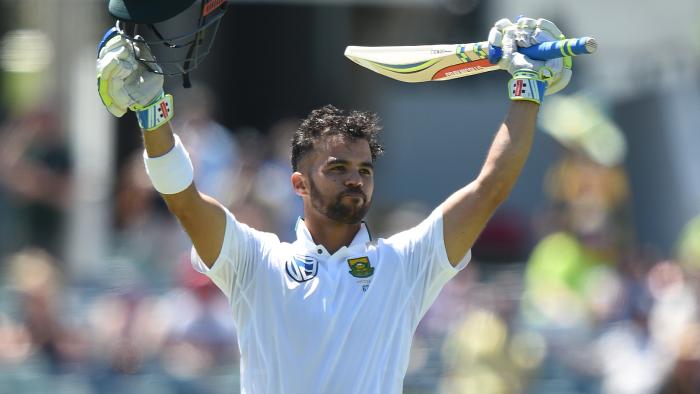 South African batsman Jean-Paul Duminy celebrates after scoring a century on day 3 of the first Test match between Australia and South Africa at the Western Australia Cricket Ground (WACA) in Perth, Saturday, Nov. 5, 2016. (AAP Image/Dave Hunt) NO ARCHIVING, EDITORIAL USE ONLY, IMAGES TO BE USED FOR NEWS REPORTING PURPOSES ONLY, NO COMMERCIAL USE WHATSOEVER, NO USE IN BOOKS WITHOUT PRIOR WRITTEN CONSENT FROM AAP