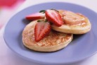 Pikelets with strawberries and...