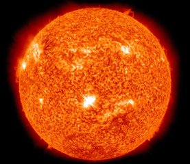 On Feb. 13th at 1738 UT, sunspot 1158 unleashed the strongest solar flare of the year so far, an M6.6-category blast.