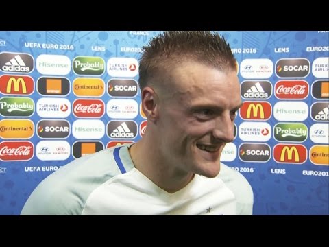 England 2-1 Wales - Jamie Vardy Post Match Interview - Euro 2016