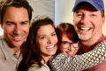 Will and Grace characters reunite.  Eric McCormack, Debra Messing, Megan Mullally, Sean Hayes.