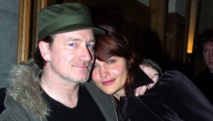 Bono and supermodel mate Helena Christensen, photographed by Darren Kinsella