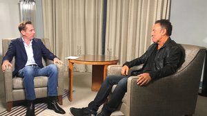 Bruce Springsteen and Ryan Tubridy in conversation on Friday night's Late Late Show