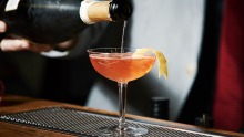 The Seelbach cocktail, made famous by <i>The Great Gatsby</i>.