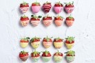 How to make rainbow choc-dipped strawberries