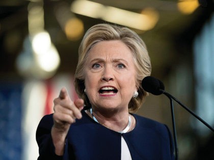 Democratic presidential candidate Hillary Clinton speaks at a rally at Eastern Market in Detroit, Friday, Nov. 4, 2016. (AP Photo/Andrew Harnik)