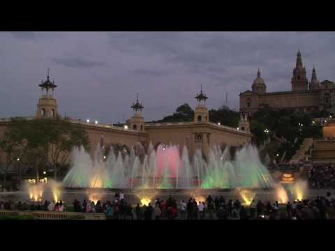 Placa d'Espanya/Plaza de Espana, Font Magica/Magic Fountain (Barcelona) HD