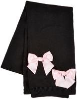 kate spade new york   Bow Scarf (Kid)- Black