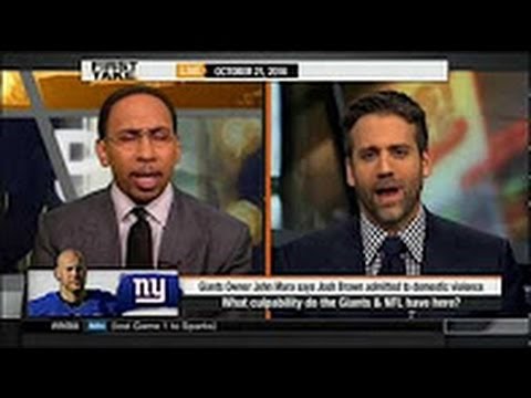 ESPN First Take Today - Giants Owner John Mara says Josh Brown admitted to domestic violence