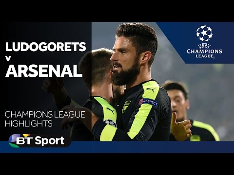 Ludogorets 2-3 Arsenal | Champions League highlights