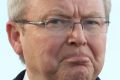 Kevin Rudd has attacked Malcolm Turnbull for having proposed that no asylum seeker or refugee will ever re-enter ...