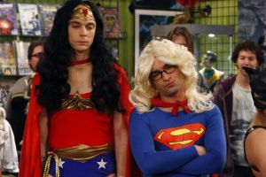 Not so super ... the cast of The Big Bang Theory. 