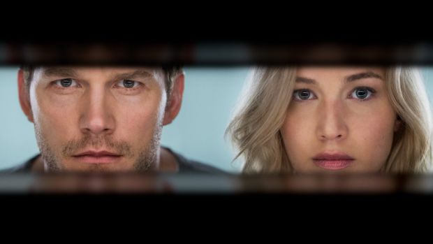 Jennifer Lawrence next stars as an interstellar space traveller who wakes up 90 years too soon in <I>Passengers</I>.