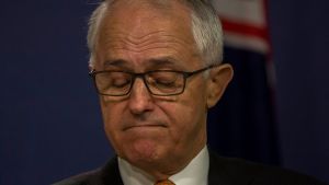 SYDNEY, AUSTRALIA - OCTOBER 30: PM Malcolm Turnbull and Immigration minister Peter Dutton announce changes to refugee ...