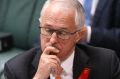 Prime Minister Malcolm Turnbull during question time at Parliament House in Canberra on Thursday 20 October 2016. Photo: ...