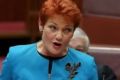 One Nation leader Pauline Hanson.