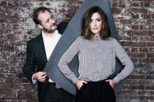 For Rose Byrne and Andrew Upton, this staging of <i>Speed-the-Plow</i> is a kind of homecoming.